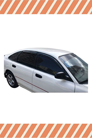 Mazda 626 Hb 1992-1997 4'lü Mügen Tip Cam Rüzgarlığı