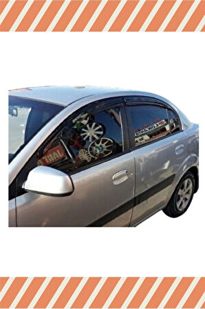 Kıa Rio Sedan 2006-2011 4'lü Mügen Tip Cam Rüzgarlığı