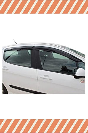 Peugeot 308 2007-2013 4'lü Mügen Tip Cam Rüzgarlığı