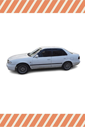 Toyota Corolla 1999-2001 4'lü Mügen Tip Cam Rüzgarlığı