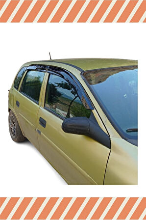Opel Corsa B 1993-2000 4'lü Mügen Tip Cam Rüzgarlığı