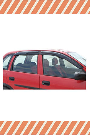 Opel Corsa B 1993-2000 4'lü Mügen Tip Cam Rüzgarlığı