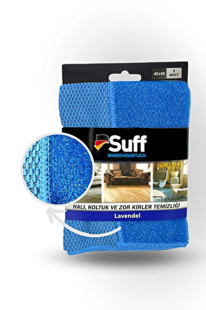 Suff Yoğun Tırtıklı - Telli Bez / Halı - koltuk Mikrofiber Bez / Zor Kir Bezi (40X40CM)