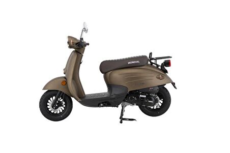 Motosiklet Mondial Turismo 50 Scooter Kahverengi