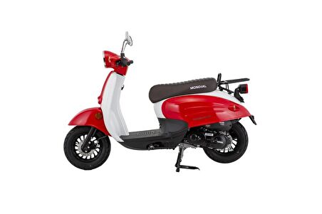 Motosiklet Mondial Turismo 50 Scooter Kırmızı