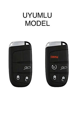 Fiat 500 X 5001 Egea Cross Akıllı Lüks Anahtar Kılıfı Beyaz Uyumlu 2.resime Bakınız
