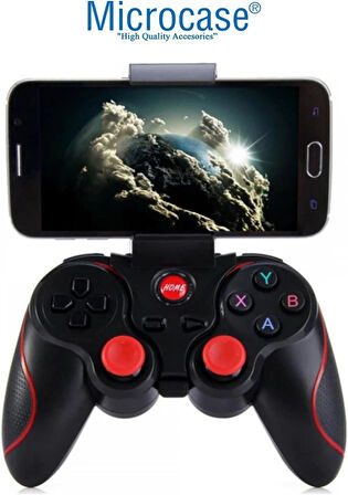 Microcase X3 Bluetooth Kablosuz Oyun Kolu Telefon Tutucu Stand SİYAH AL4028