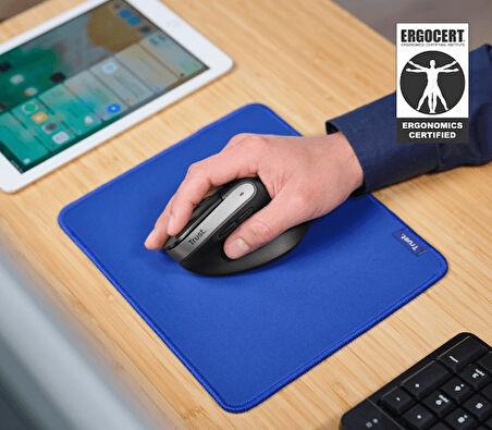 Trust Bayo+ Multidevice Ergonomik Kablosuz Mouse - Siyah