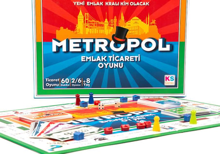 Miniklabtoys Ks Games Metropol Emlak Ticaret Oyunu