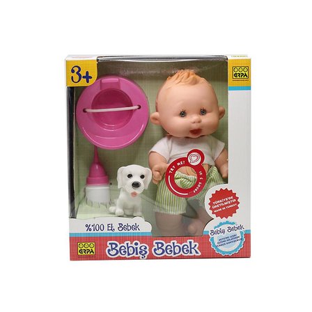 Miniklabtoys Türkçe Konuşan Altını Islatan Bebiş Et Bebek