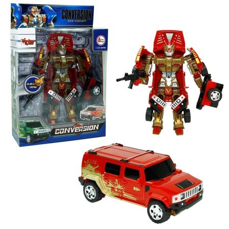 Miniklabtoys Hw-899-1-2-5 Kut. Dönüşebilen Robot Jeep 1:24