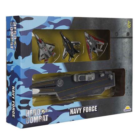 Miniklabtoys Asker Oyun Set Jet/Uçak Gemisi 4Parça