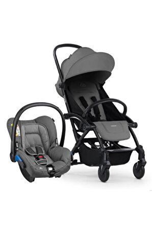 Connect 3 Bebek Arabası Black-Grey Travel Set Citi-2 Grey