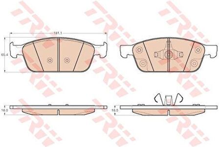 Trw Gdb2009 Ön Fren Balatası Yenı Connect Chc 1.6 1.5 Tdcı 15> C-Ma06>11 10> C-Ma06>11 03> Kuga 13> Kuga 08> Kuga II 13> Transıt Connect Tc7 06>14 13> Transıt Connect 13> Mazda 3 03> Mazda 3 09> Mazda 5 05> Mazda 5 10> S40 04> V40 12> V50 04> C30 06>