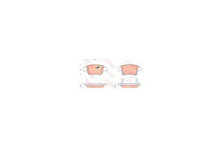 TRW GDB3337 Arka Fren Balatası Disk Toyota Avensis 1.6 03-08 Corolla Verso 04-06 446605010
