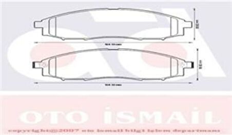 TRW GDB3340 Ön Fren Balatası Pick Up D22 Skystar 02-05 Yd25 Navara 05-08 Pathfinder 97-03 41060VK190