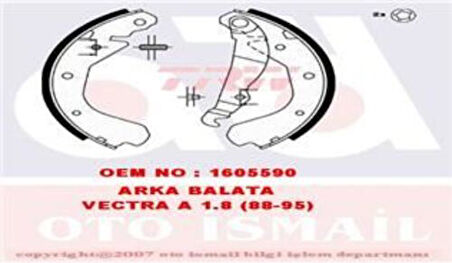 TRW GS6212 Arka Pabuç Balata Vectra A 1.8 88-95 Ascona C Kaddet D E 1605686