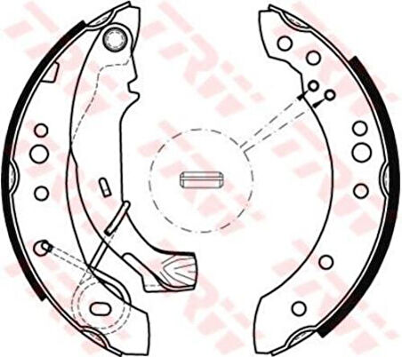 TRW GS8467 Arka Fren Balatası Pabuçlu P1007 1.4 1.4HDI 04 05-C2 1.1 1.4 1.4HDI 09 03-C3 C3 II C3 Pluriel 1.1L 1.4HDI 1.4L 02 02- 4241.L0