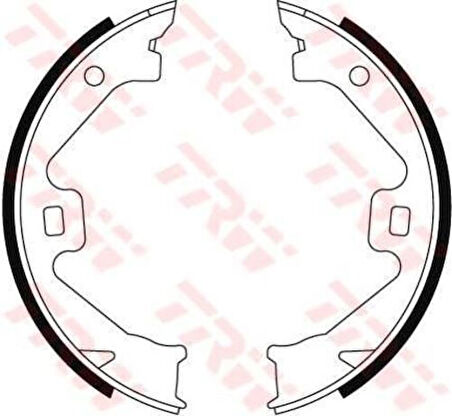 TRW GS8469 El Fren Pabuç Balata Rover 75 1.8 2.0 Cdt CDTI 2.5 99-05 MG ZT 160-180 190 260 01-05 160X20 SFB100190