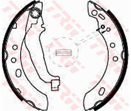 TRW GS8527 Arka Fren Balatası Pabuç Nissan Micra 1992-2003 K11 Kasa 4406099B26