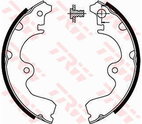 TRW GS8528 Arka Fren Balatası Pabuç BMW E36 M40 M42 34219067127