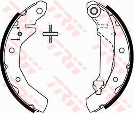 TRW GS8645 Arka Fren Balatası Pabuç Matiz 0.8 09 00-1.0 11 02-Spark 96268686