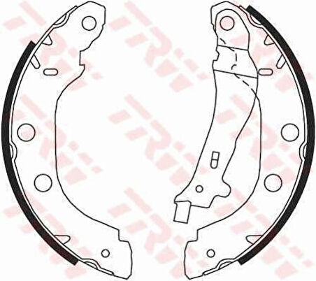 TRW GS8655 Arka Fren Balatası Pabuç Kangoo 1.5DCI 1.9DCI Büyük 7701208063