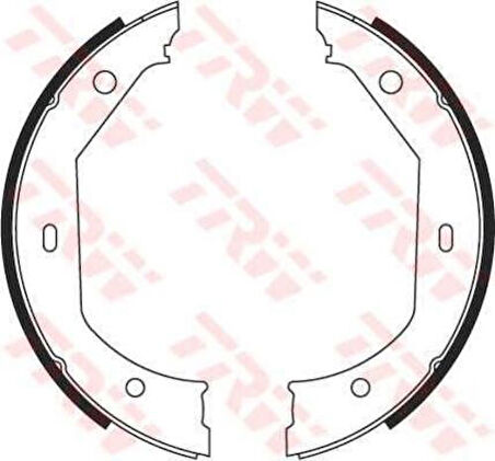 TRW GS8656 El Fren Balatası BMW E39 E46 F30 E81 E87 E88 E82 F22 F87 E90 E93 E92 E90 34416761292