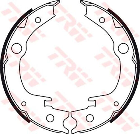 TRW GS8723 El Fren Balatası Toyota Corolla 02-07 Yaris 99-05 Avensis 03-08 Celica 99-05 Prius 00-09 172x32 449505040