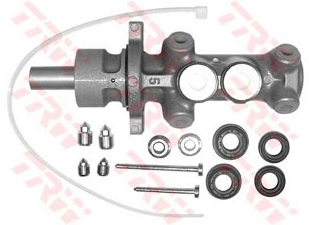 TRW PMK466 Fren Ana Merkez Partner Berlingo 1.9 P406 Em 2.0 - 00 ABS'siz Çap 23.80mm 4601.G1