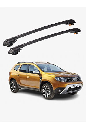 DACIA DUSTER 2018-2022 TRX1 Thunder Carrier Kilitli Ara Atkı Taşıyıcı Tavan Barı Gri