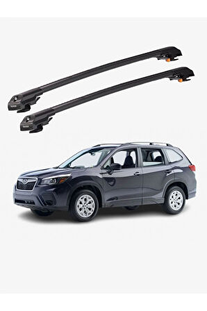 SUBARU FORESTER 2019-Sonrası TRX1 Thunder Carrier Kilitli Ara Atkı Taşıyıcı Tavan Barı Gri