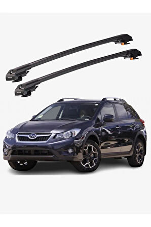 SUBARU XV 2012-2017 TRX1 Thunder Carrier Kilitli Ara Atkı Taşıyıcı Tavan Barı Gri