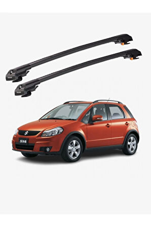 SUZUKI SX4 2006-2013 TRX1 Thunder Carrier Kilitli Ara Atkı Taşıyıcı Tavan Barı Gri