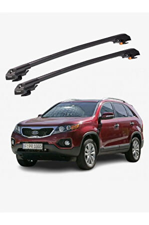 KIA SORENTO 2010-2015 TRX1 Thunder Carrier Kilitli Ara Atkı Taşıyıcı Tavan Barı Gri