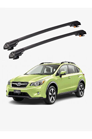 SUBARU XV CROSSTREK 2012-2017 TRX1 Thunder Carrier Kilitli Ara Atkı Taşıyıcı Tavan Barı Gri