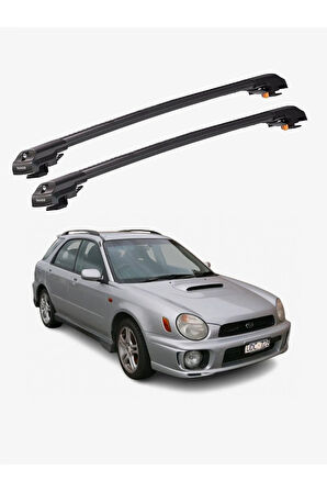 SUBARU IMPREZA 2001-2007 TRX1 Thunder Carrier Kilitli Ara Atkı Taşıyıcı Tavan Barı Gri