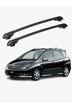 TOYOTA COROLLA SPACIO 2001-2007 TRX1 Thunder Carrier Kilitli Ara Atkı Taşıyıcı Tavan Barı Gri