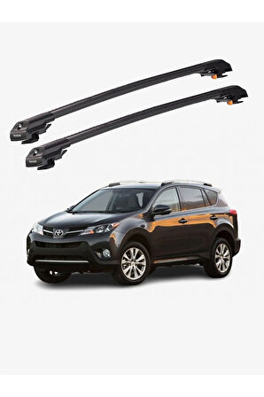 TOYOTA RAV4 2013-2018 TRX1 Thunder Carrier Kilitli Ara Atkı Taşıyıcı Tavan Barı Gri