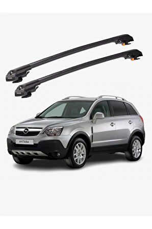 OPEL ANTARA 2006-2015 TRX1 Thunder Carrier Kilitli Ara Atkı Taşıyıcı Tavan Barı Gri