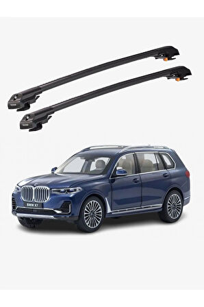 BMW X7 2019-Sonrası TRX1 Thunder Carrier Kilitli Ara Atkı Taşıyıcı Tavan Barı Gri