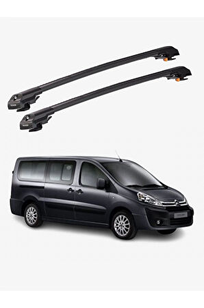 CITROEN JUMPY 2006-2016 TRX1 Thunder Carrier Kilitli Ara Atkı Taşıyıcı Tavan Barı Gri