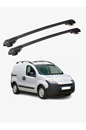 CITROEN NEMO 2008-Sonrası TRX1 Thunder Carrier Kilitli Ara Atkı Taşıyıcı Tavan Barı Gri