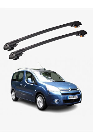 CITROEN BERLINGO 2008-2018 TRX1 Thunder Carrier Kilitli Ara Atkı Taşıyıcı Tavan Barı Gri
