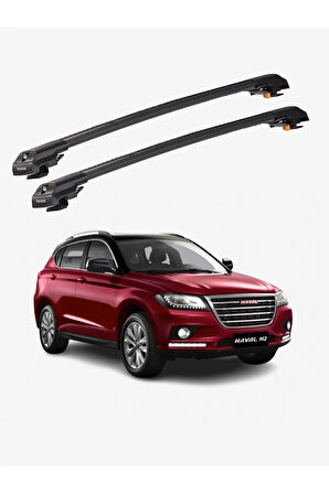 GREAT WALL HAVAL H2 2015-Sonrası TRX1 Thunder Carrier Kilitli Ara Atkı Taşıyıcı Tavan Barı Gri