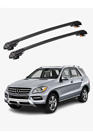 MERCEDES-BENZ M-CLASS 2012-2019 TRX1 Thunder Carrier Kilitli Ara Atkı Taşıyıcı Tavan Barı Gri