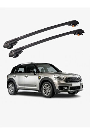 MINI COUNTRYMAN 2017-Sonrası TRX1 Thunder Carrier Kilitli Ara Atkı Taşıyıcı Tavan Barı Gri