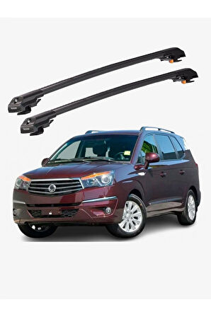 SSANGYONG STAVIC 2013-Sonrası TRX1 Thunder Carrier Kilitli Ara Atkı Taşıyıcı Tavan Barı Gri