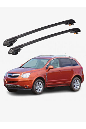 SATURN VUE 2008-2010 TRX1 Thunder Carrier Kilitli Ara Atkı Taşıyıcı Tavan Barı Siyah