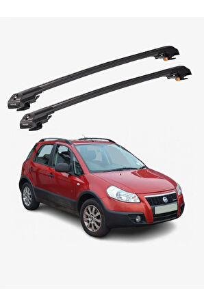 FIAT SEDICI 2006-2013 TRX1 Thunder Carrier Kilitli Ara Atkı Taşıyıcı Tavan Barı Siyah